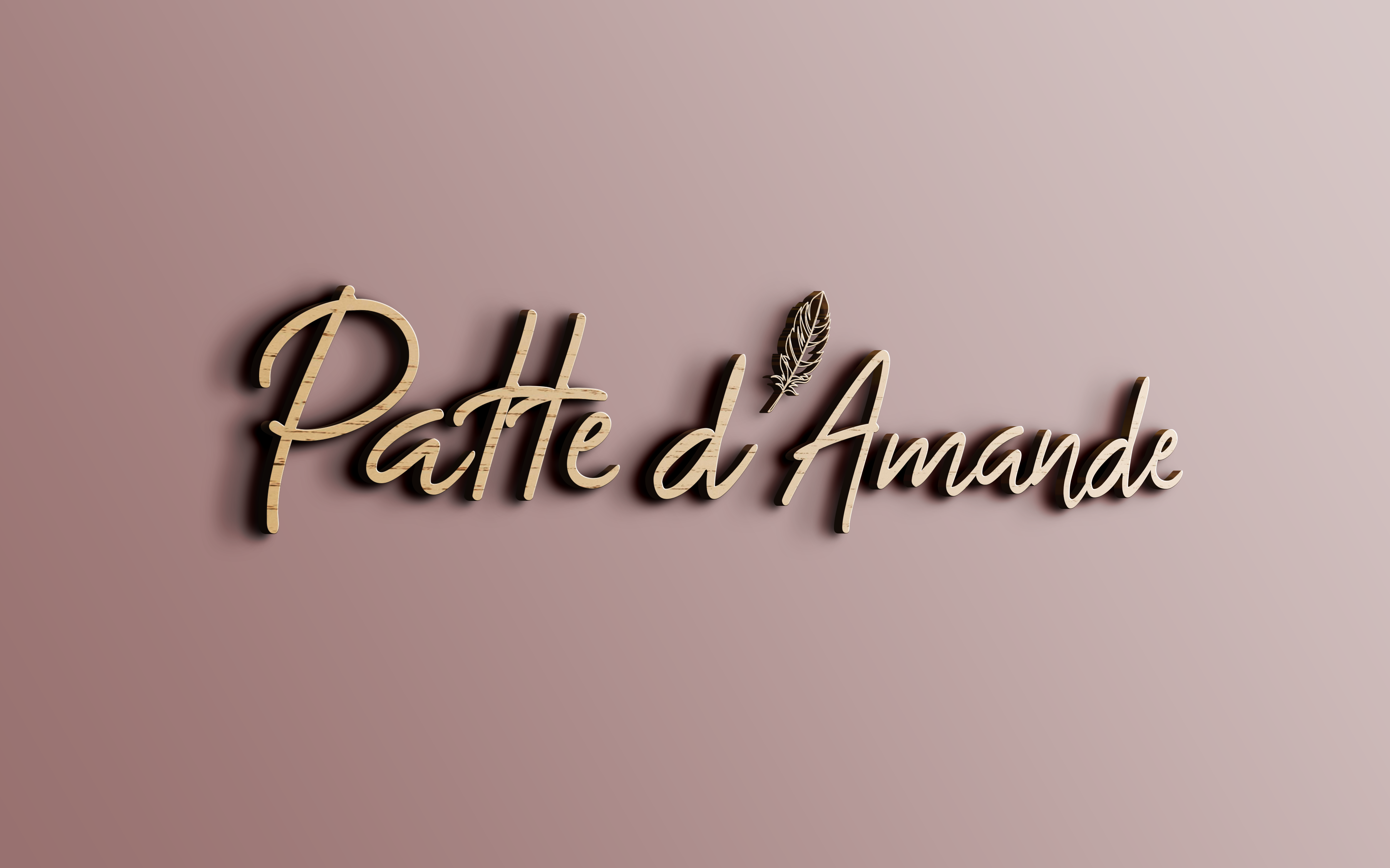 Logo bois Patte d'Amande