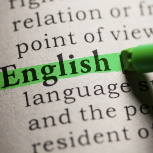 Formation en anglais